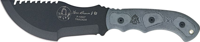 TOPS Knives Tom Brown Tracker Fixed Blade Knife (6.38" Black) TPT010