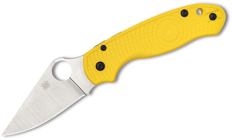 Spyderco Para 3 Lightweight Compression Lock Yellow FRN (2.92" Satin) C223PYL