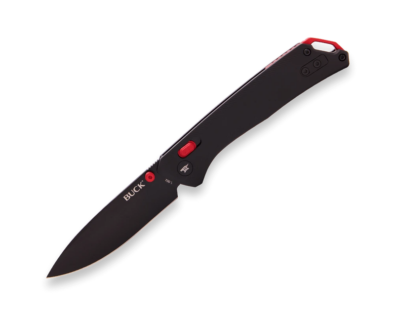 Buck 700 Nomad Crossbar Lock Knife Black Aluminum (3.25", Black, D2) 0700BKS