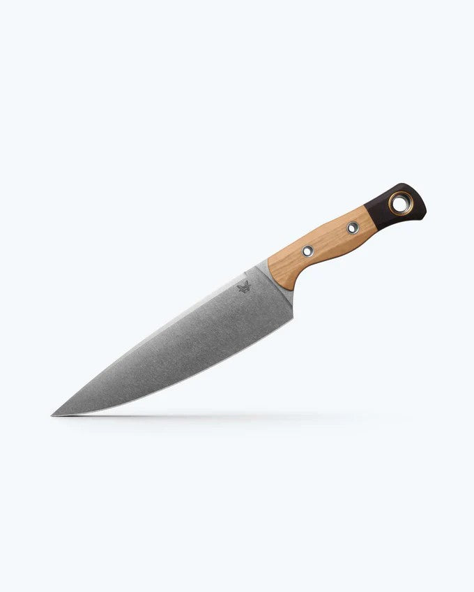 Benchmade Fixed Blade 8" Chef Knife Maple Valley Richlite/Black G-10 (8", SW, CPM154) 4025-02