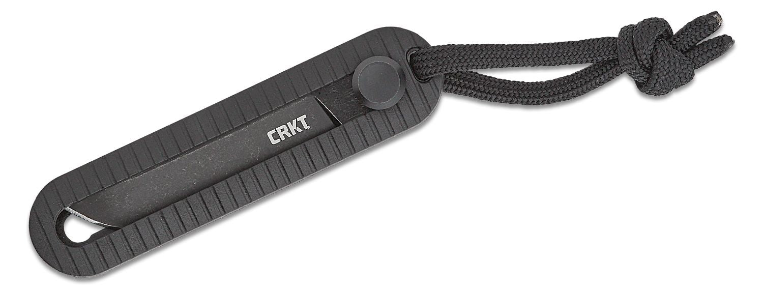 CRKT KatanaX Manual OTF Knife Black Grivory (2.01", Black, D2) 4800