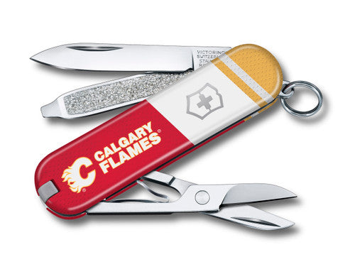 Victorinox Swiss Army Knife NHL Calgary Flames Classic SD CGY58-B1-X1