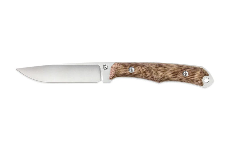 Chris Reeve Inyoni Fixed Blade Knife Drop Point Black Canvas Micarta (3.78", SW, Magnacut) INY-1000