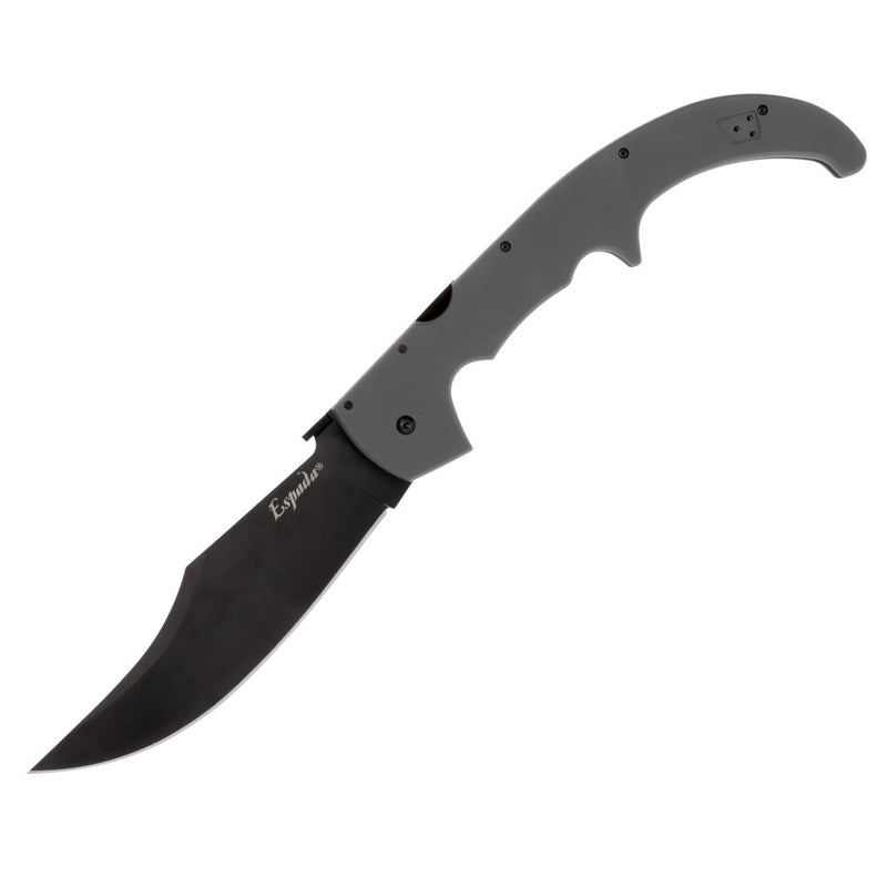 Cold Steel Espada XL Tri-Ad Lock Knife Gray G-10 (7.5", Black, AUS-10A) CS-62MGC-GRBK