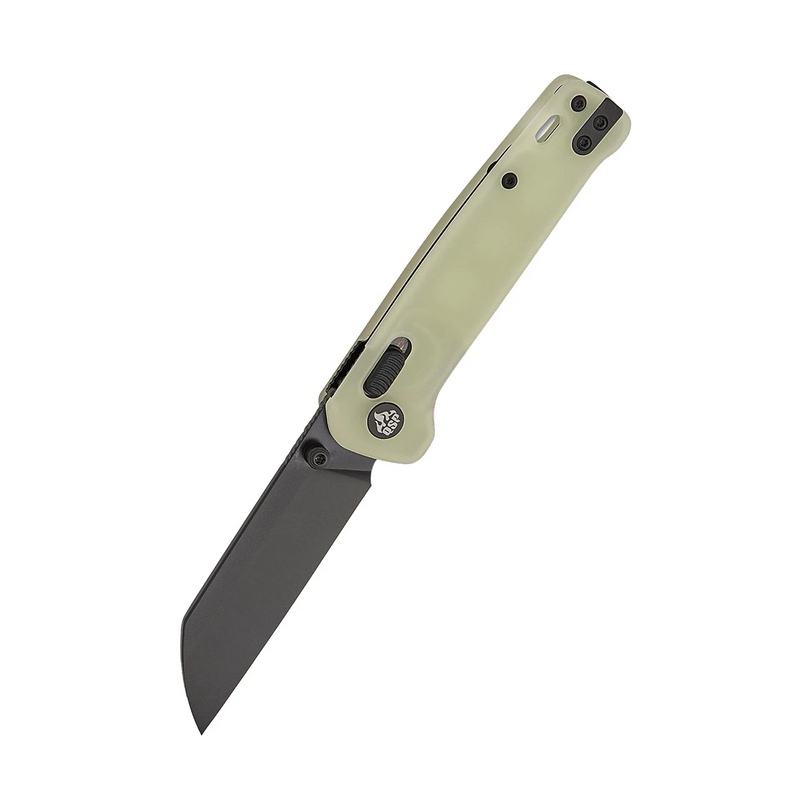 QSP Penguin Glyde Lock Knife Glow-In-The-Dark Resin (3.06", Black, 14C28N) QS130GL-H2