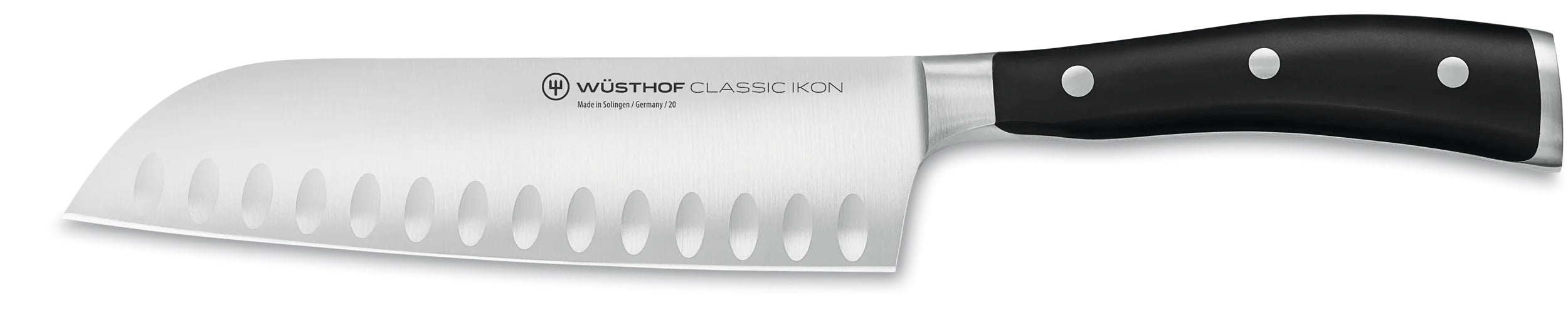 Wusthof Ikon 7" Hollow Gr. Santoku Knife 1040331317