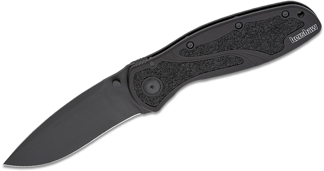 Kershaw Blur LIMITED EDITION Assisted Opening Liner Lock Knife Black (3.4" Black MagnaCut) 1670BLKMAG