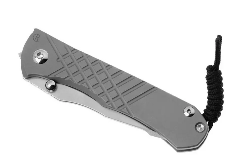 Chris Reeve Umnumzaan Frame Lock Knife Glass Blasted Titanium (3.68", SW, MagnaCut) UMN-1012