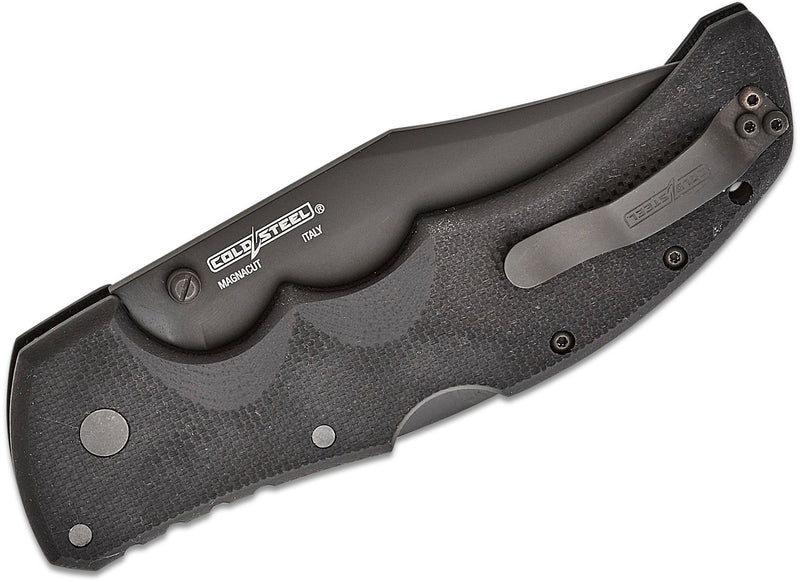 Cold Steel Recon M1 Tri-Ad Knife Black G-10 (4", Black, MagnaCut) CS-27TMC