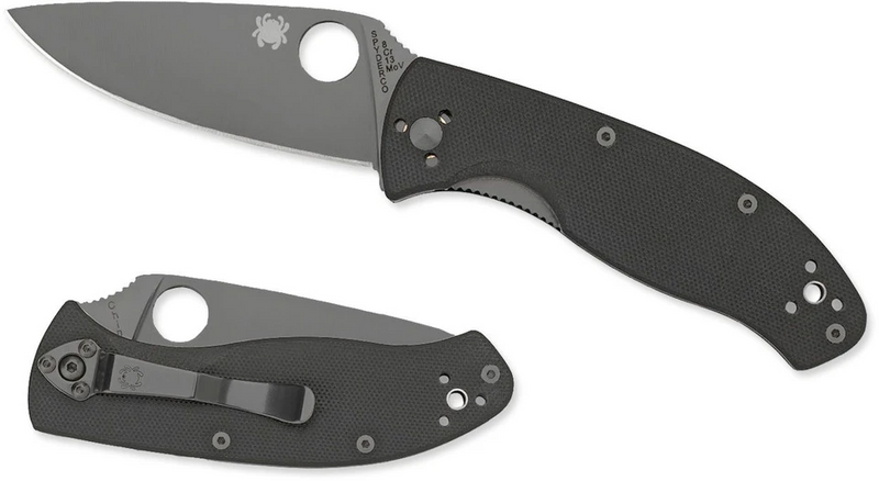 Spyderco Tenacious Liner Lock Knife G-10 (3.39" Black) C122GBBKP