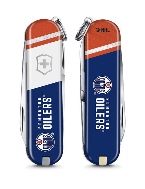 Victorinox Swiss Army Knife NHL Edmonton Oilers Classic SD EDM58-B1-X1