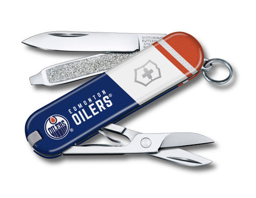 Victorinox Swiss Army Knife NHL Edmonton Oilers Classic SD EDM58-B1-X1
