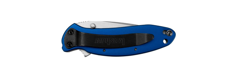Kershaw Scallion Assisted Opening Knife Navy Blue (2.25" Bead Blast) 1620NB
