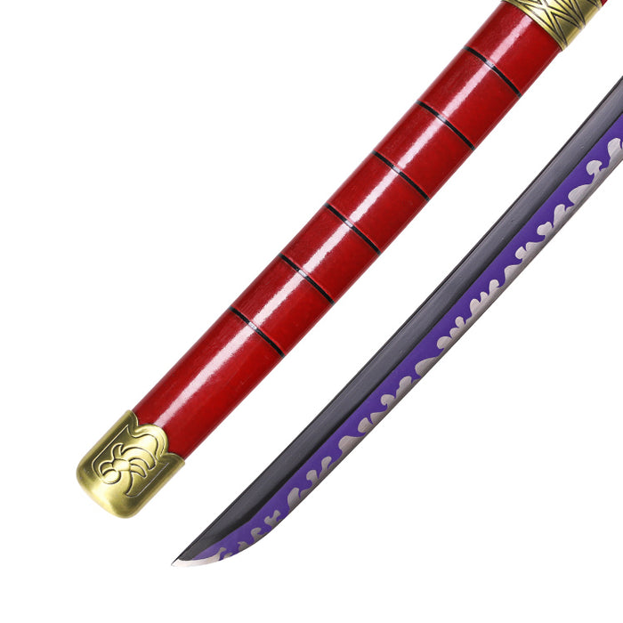 One Piece Zoro Red Handmade Katana Sword