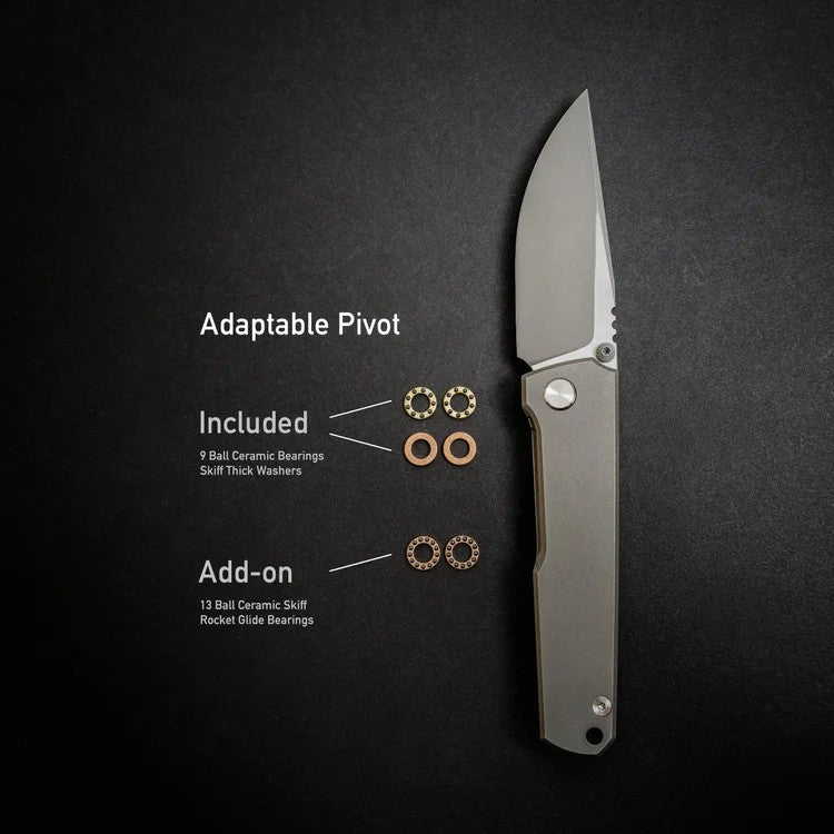 BM Knife & Tool Explorer NF Spec 1 Folding Knife Non-Milled Titanium (3.55", SW, S90V) SQ5389580