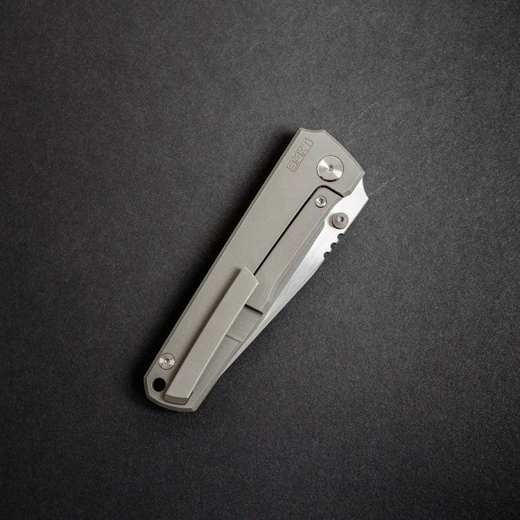 BM Knife & Tool Explorer NF Spec 1 Folding Knife Non-Milled Titanium (3.55", SW, S90V) SQ5389580