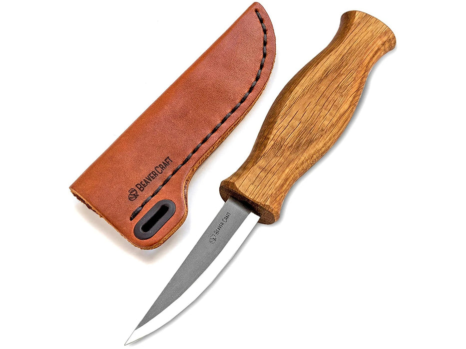 Beavercraft Whittling Fixed Blade Knife (3.15") BE-C4S