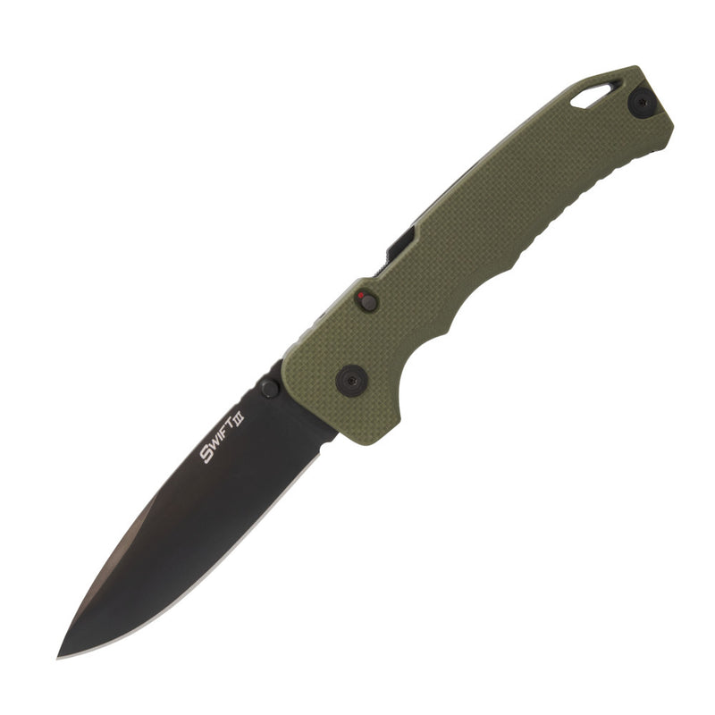 Cold Steel Swift III Atlas Knife Black G-10 (4", Black, M4) CS-FL-40AT