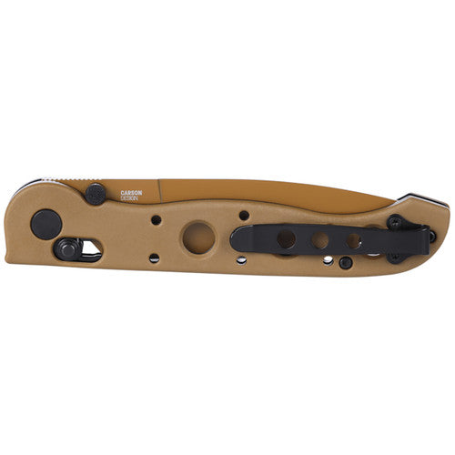CRKT M16-03XD Crossbar Lock Spear Point Knife Desert Tan Grivory (3.57", Tan, D2 ) M16-03XD