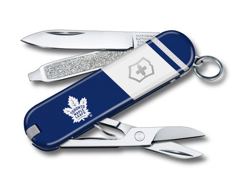 Victorinox Swiss Army Knife NHL Toronto Maple Leafs Classic SD TOR58-B1-X1