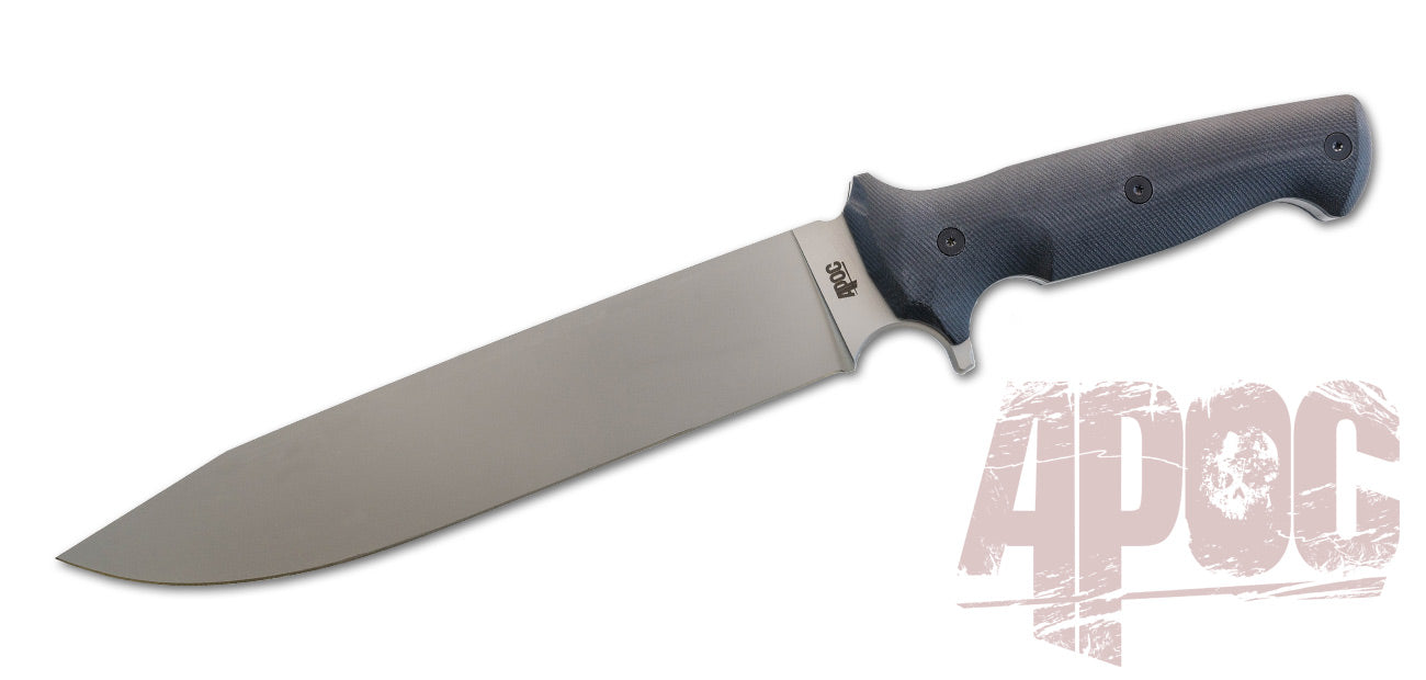 APOC Wallace Bowie Knife G10 (9.6", Satin, D2) KD40041