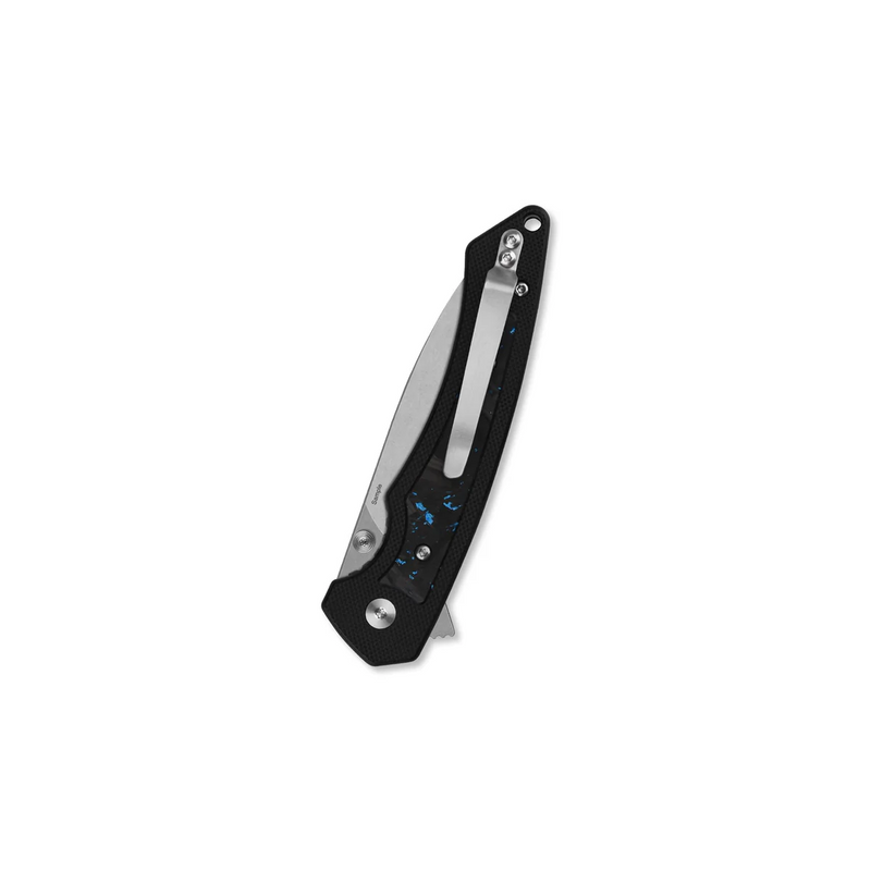 QSP Peregrine Liner Lock Knife Carbon Fiber & G10 (2.95", Satin, 10Cr15MoV) QS177-C1