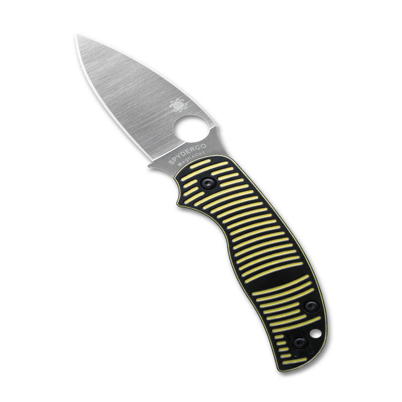 Spyderco Sage 5 Salt Compression Lock Knife Yellow/Black G10 (3", Satin, MagnaCut) C123GPBKYLMC