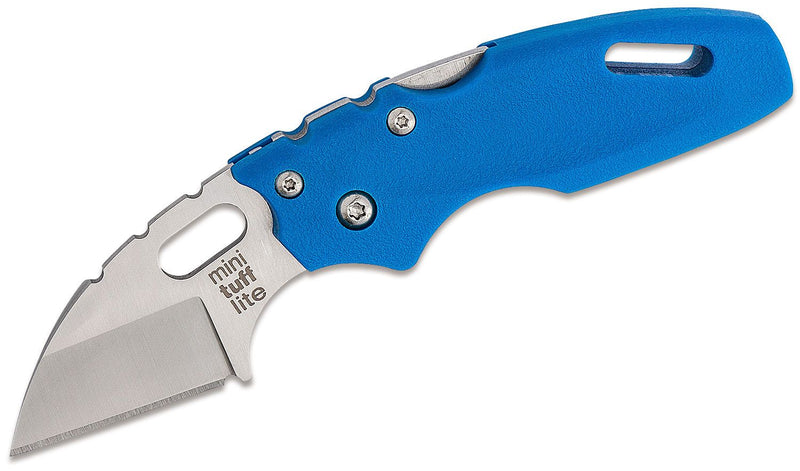 Cold Steel Mini Tuff Lite Tri-Ad Lock Knife Blue (2" Satin) CS-20MTB