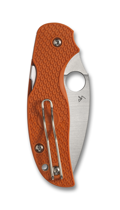 Spyderco Sage 5 Lightweight CPM REX 121 Burnt Orange FRN (3" Satin REX 121) C123BORP