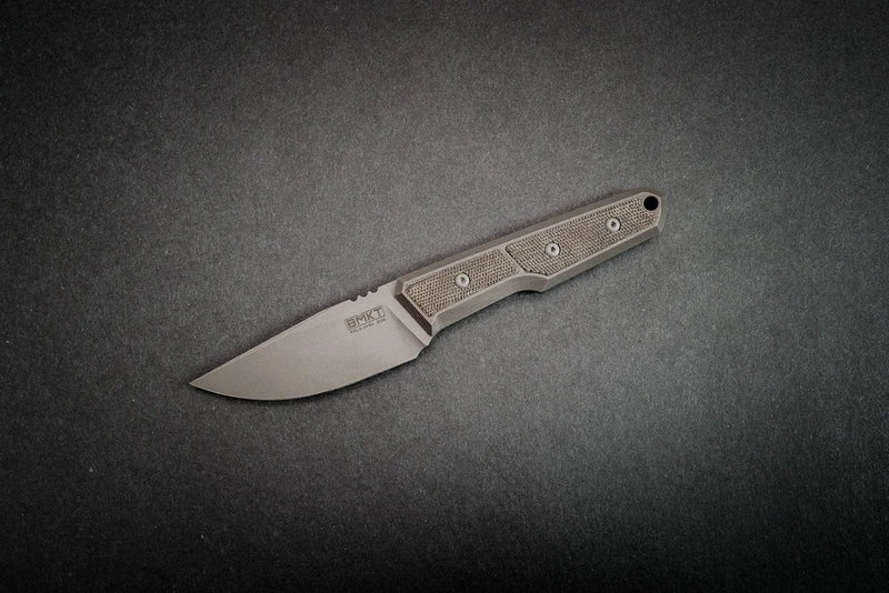BM Knife & Tool Explorer Fixed Blade Drop Point OD Canvas Micarta (3.1", SW, Magnacut) SQ2444122