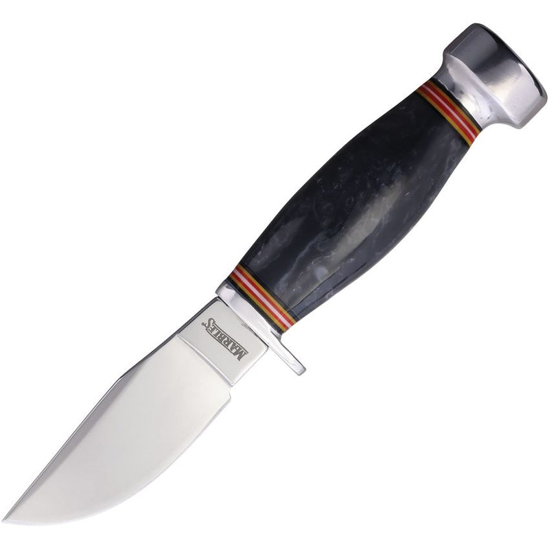 Marbles 732 Hunter Fixed Blade Knife Black (3.25" Satin) MR732