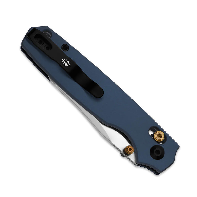 Kizer Pokiman Clutch Lock Knife Blue Aluminum (3.16", Satin, AEB-L) 3789A4