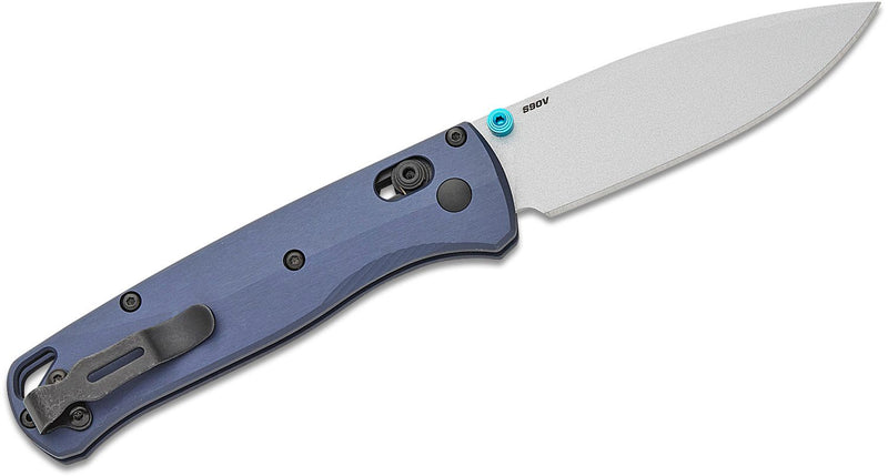 Benchmade Bugout AXIS Lock Knife Crater Blue Aluminum (3.24", SW, S90V) 535SL-13