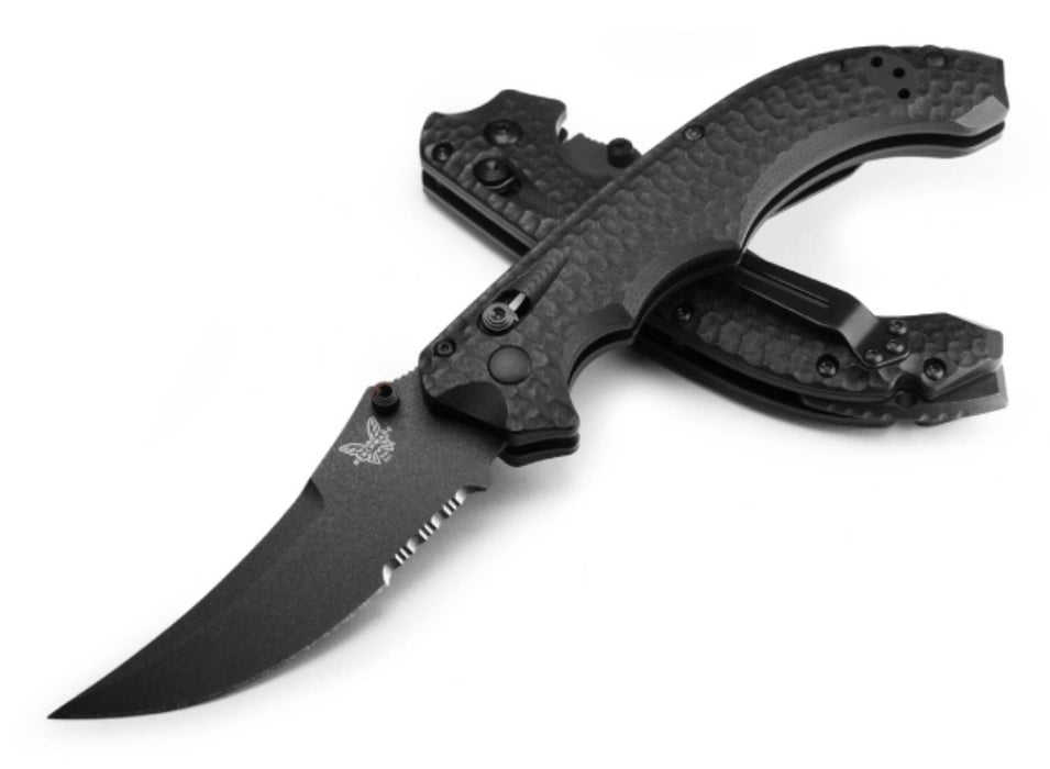 Benchmade Mini Bedlam AXIS Lock Knife Black G-10 (3.45", Black, S90V) 865SBK