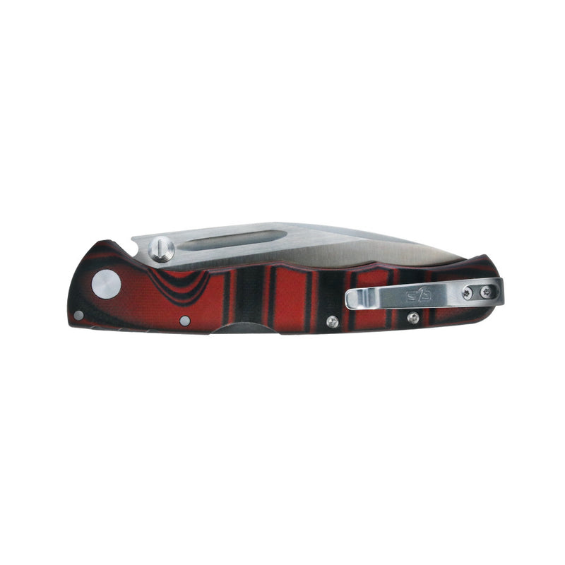 Cold Steel Frenzy II Tri-Ad Lock Knife Red/Black G-10 (3.5", Satin, 3V) CS-FL-35FRN-RDSA