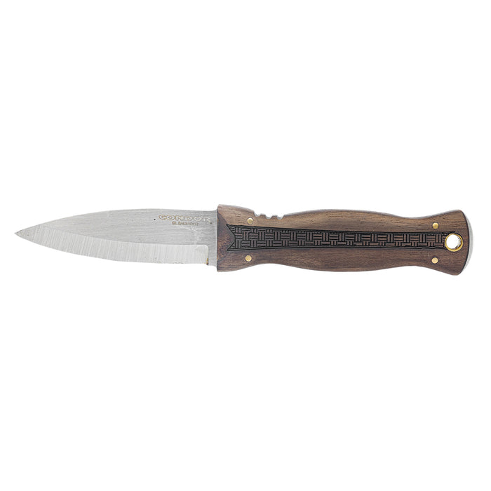 Condor Bushscot Fixed Blade Knife Walnut (3.31" Polished) CTK1040-3.3WSK