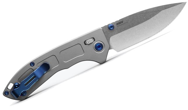 Benchmade Mini Narrows AXIS Lock Knife Gray Titanium (2.98", Satin, 20CV) 743