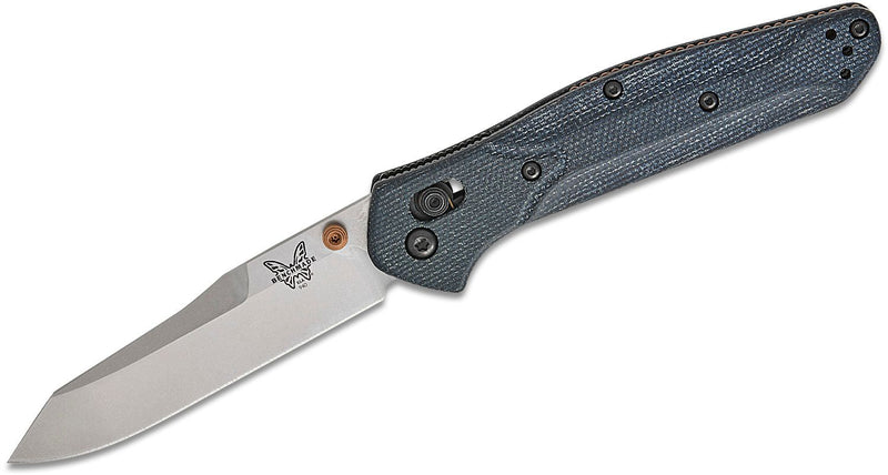 Benchmade Osborne 940-04 AXIS Lock Knife Denim Micarta (3.4", SW, M390) 940-04