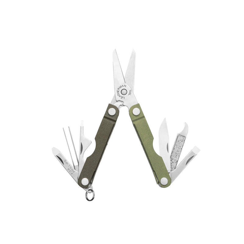 Leatherman Micra Multi-Tool w/ 1.6'' Knife (10-In-1) Spruce 833460