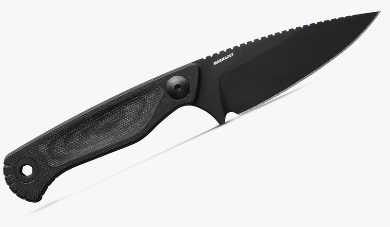 Benchmade Dacian Fixed Blade Knife Black Canvas Micarta (3.54", Cerakote, MagnaCut) 203BK-02