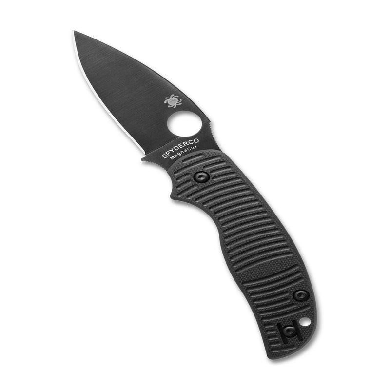 Spyderco Sage 5 Salt Compression Lock Knife Black G-10 (3", Black, MagnaCut) C123GPBKMCBK