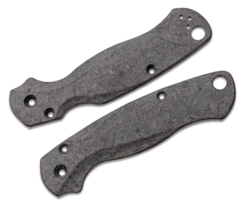 Flytanium Lotus Scales Shredded Carbon Fiber for Spyderco Paramilitary 2 FLY-0805