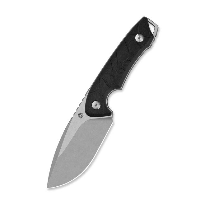 QSP Tiny TOT Fixed Blade Knife Black G-10 (3.5", SW, 10Cr15MoV) QS169-A1