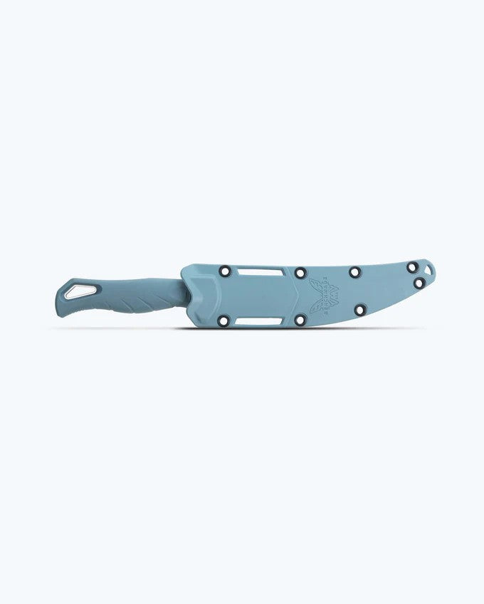 Benchmade Fishcrafter Fixed Blade Fillet Knife Depth Blue Santoprene (5.97", SW, MagnaCut) 18030