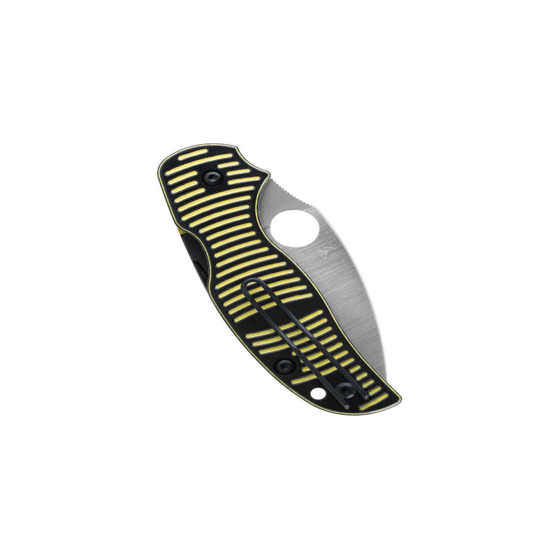 Spyderco Sage 5 Salt Compression Lock Knife Yellow/Black G10 (3", Satin, MagnaCut) C123GPBKYLMC