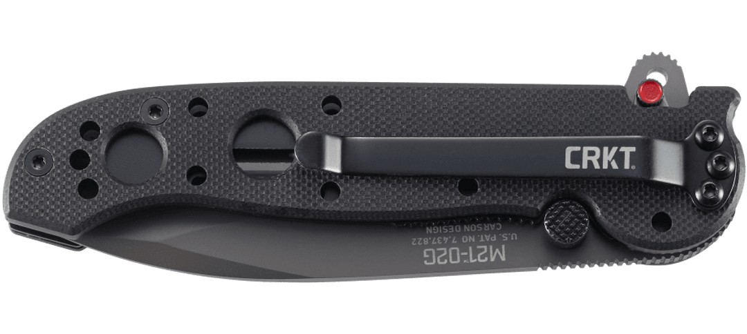 CRKT M21 Carson Flipper Knife Black G-10 (3.11" Black) M21-02G