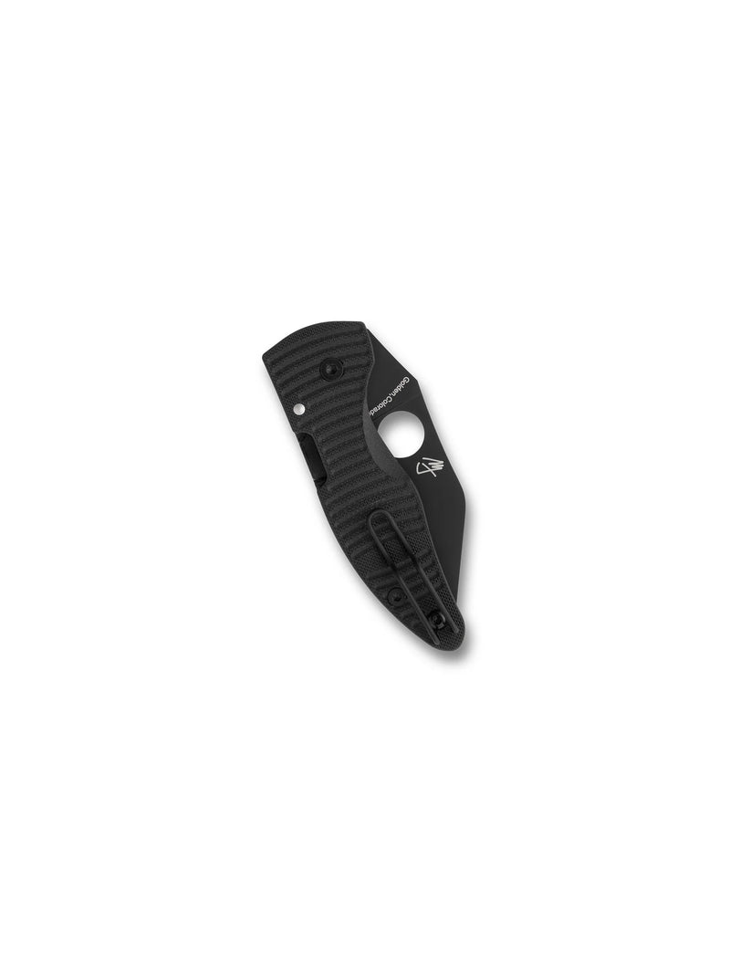 Spyderco MicroJimbo Salt Compression Lock Knife Black G-10 (2.45", Black, MagnaCut) C264GMCBKP