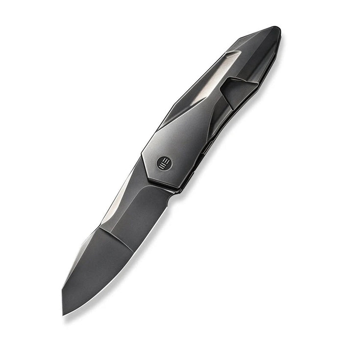 WE Knife Co. Cecchini Solid Frame Lock Knife Polished Gray Ti (3.88" Polished) WE22028-6