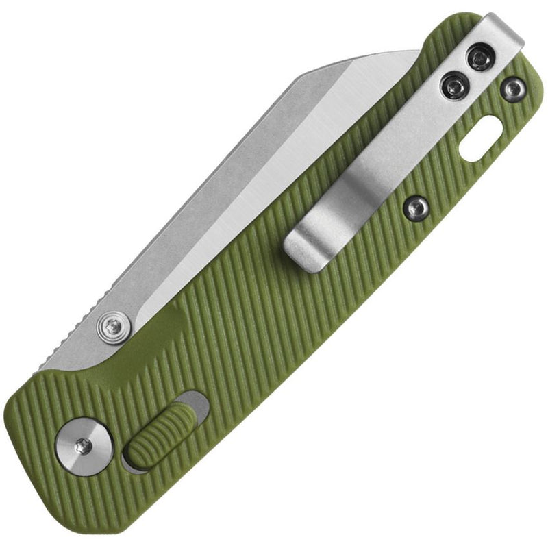 QSP Penguin Glyde Lock Knife OD Green FRN (3.1", Satin, 14C28N) QS130GL-B1