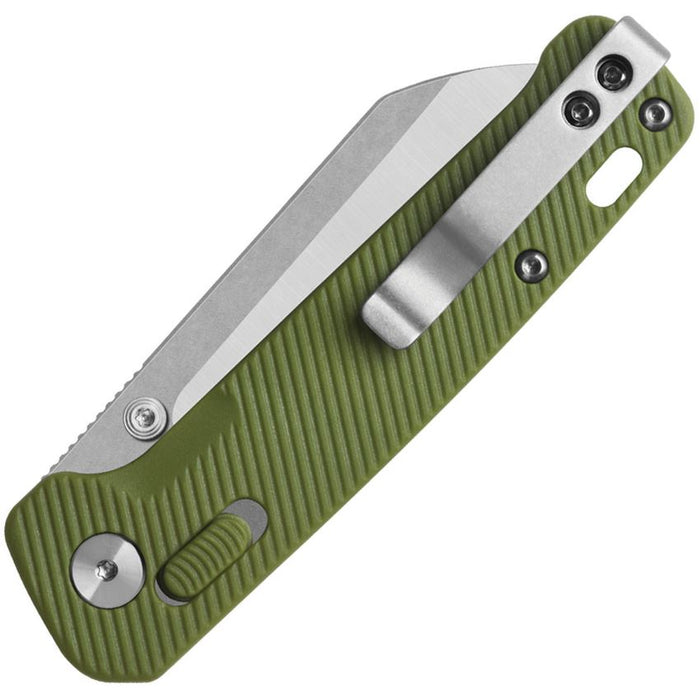 QSP Penguin Glyde Lock Knife OD Green FRN (3.1", Satin, 14C28N) QS130GL-B1